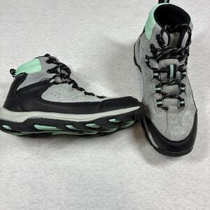 Women's Adventuridge Waterproof Hiking Ankle Boot Size 7 Suede Leather Gray